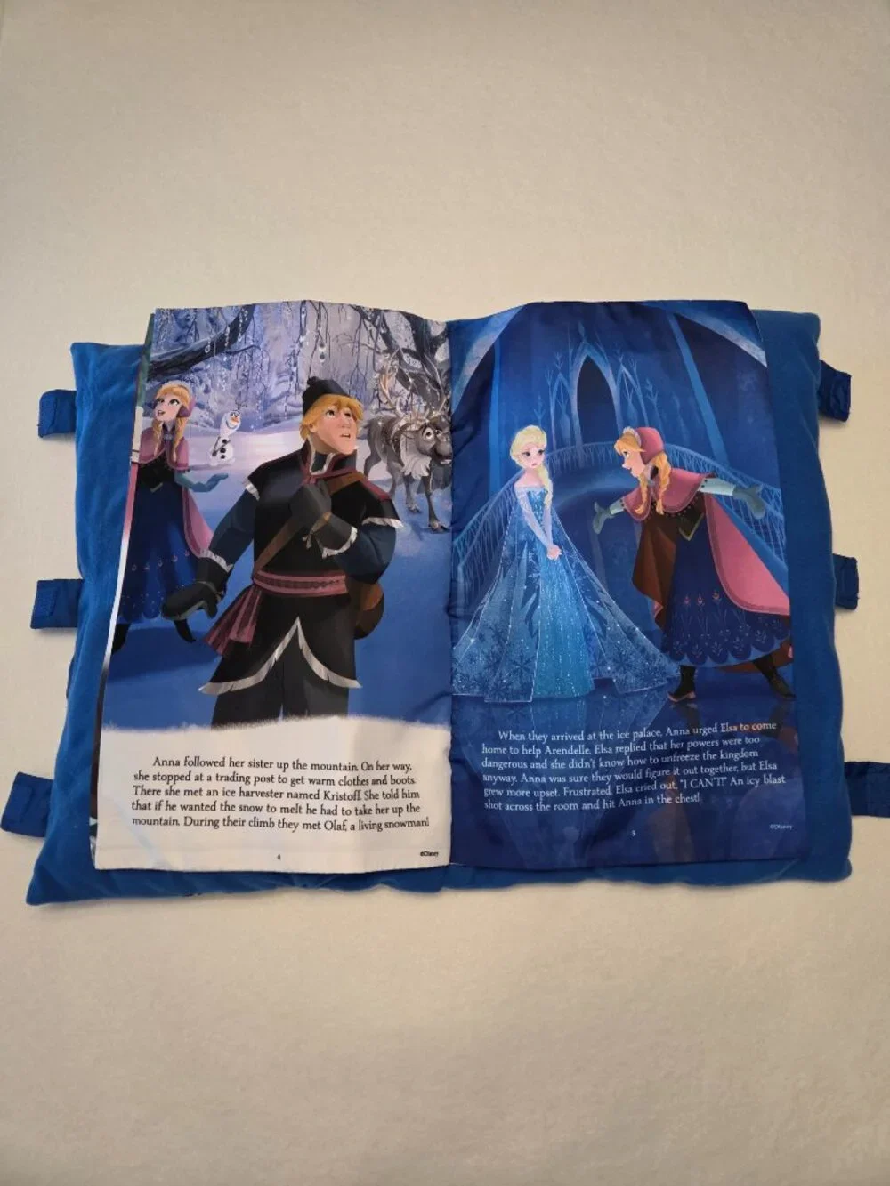 Disney Frozen Follow Your Heart Pillow Book Blue
